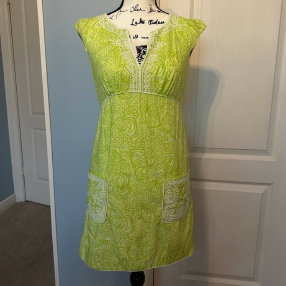 💥💥💥HTF!!!! Lilly Pulitzer Jubilee Dress - EXCELLENT CONDITION!!🛍🛍🛍 - Picture 9 of 9